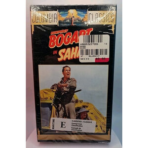 Sahara (VHS, 1943 / 1993) New Sealed Humphrey Bogart